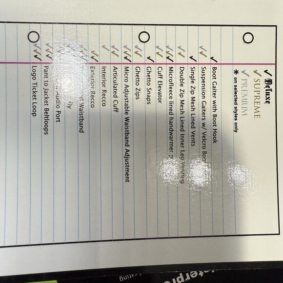 Sessions Achilles Snowboard Pants Supreme Recco Waterproof Black Men Size XL NWT - Picture 13 of 16